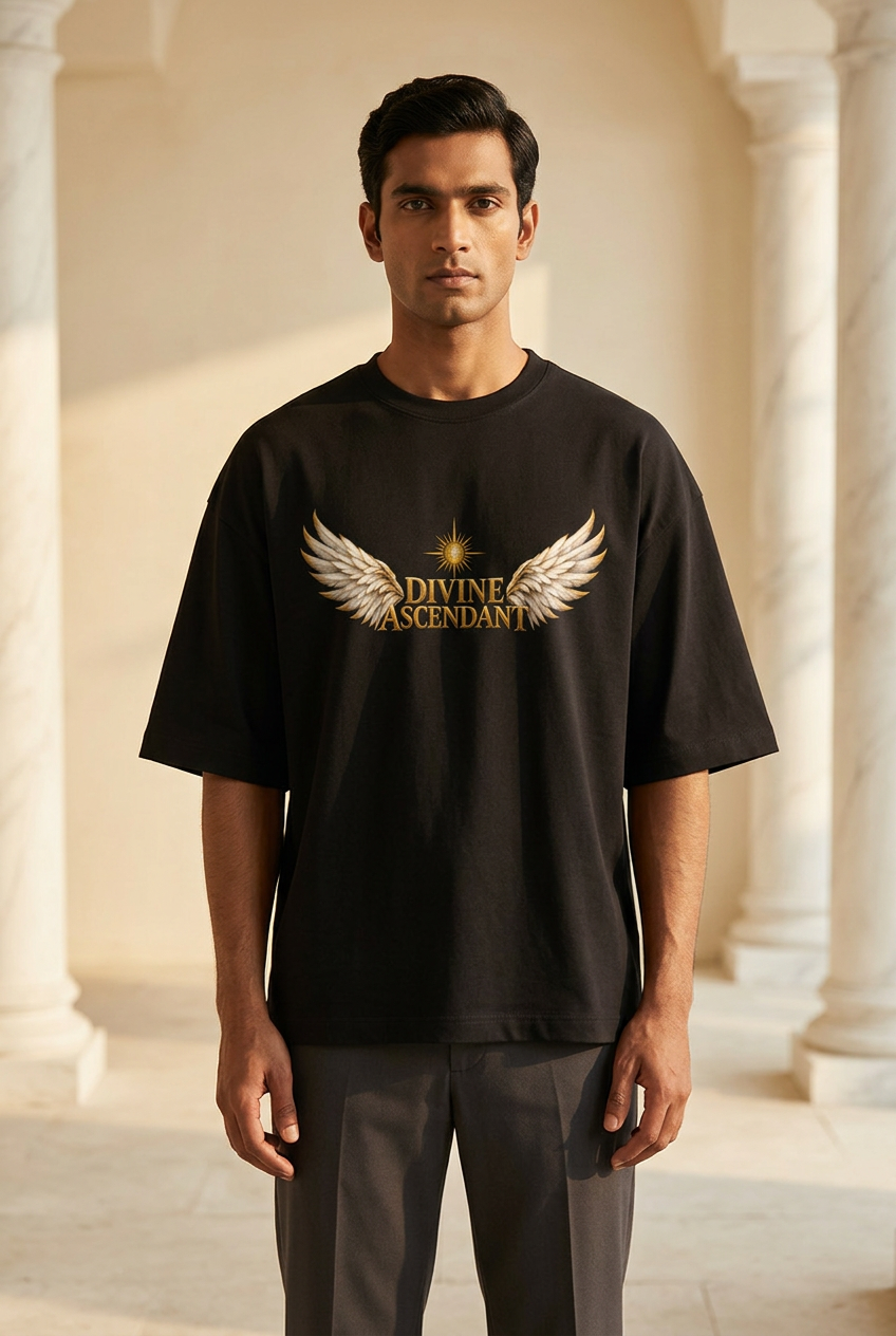 Divine Ascendant Terry Oversized Tee