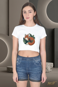 A WoodLand Fox Crop Top