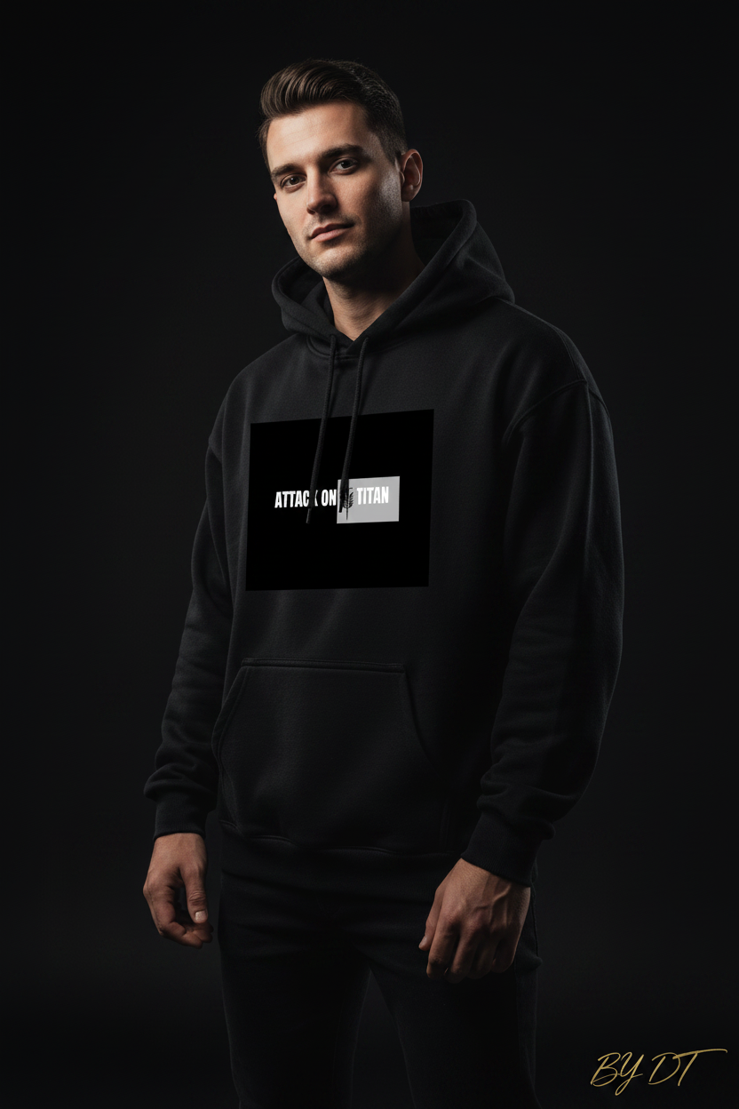 Black Front - Attack On Titan Hoodie