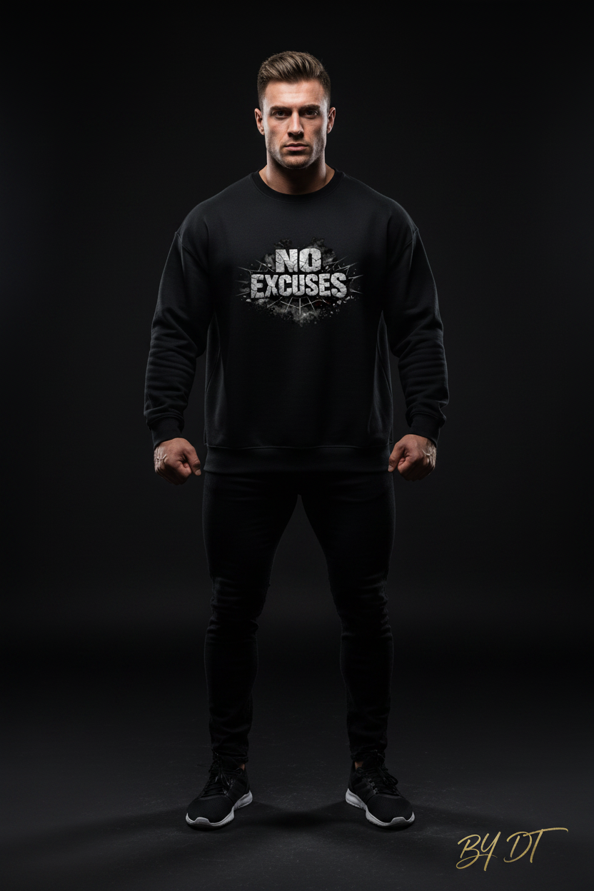 Black - No Excuses Sweatshirt