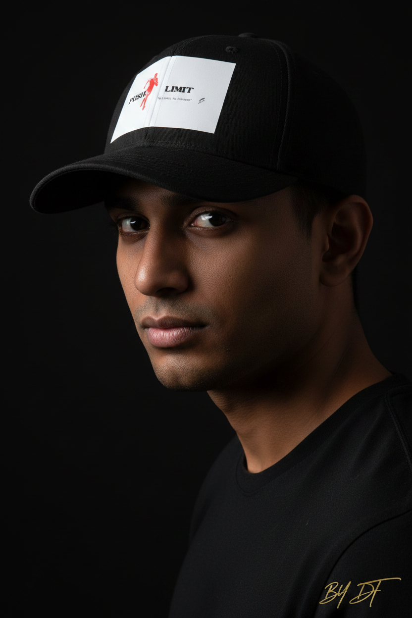 Black Push Limit Cap