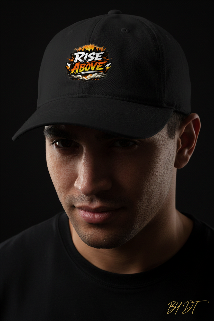 Black - Rise Above Cap