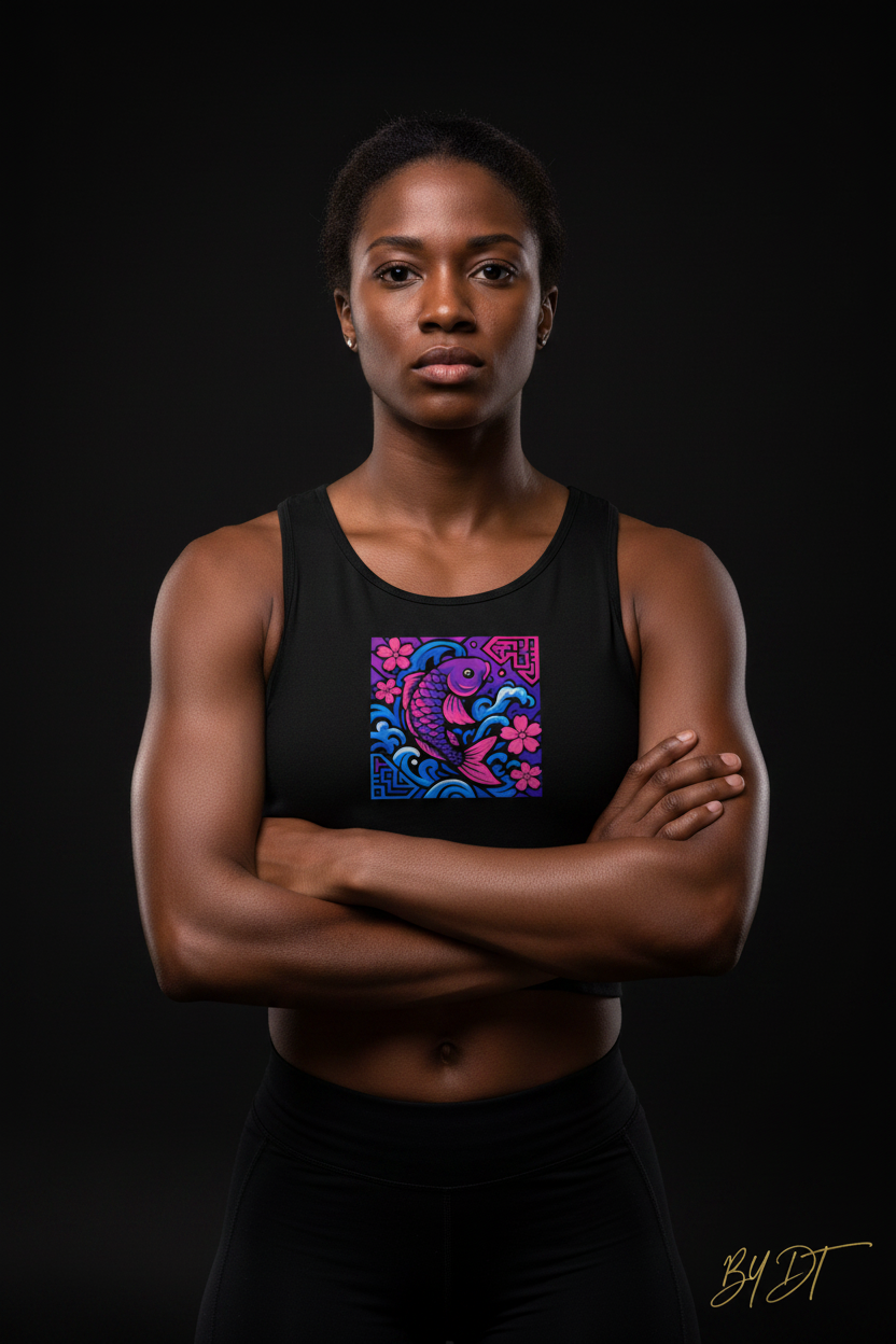 Urban Koi Crop Tank | by DT