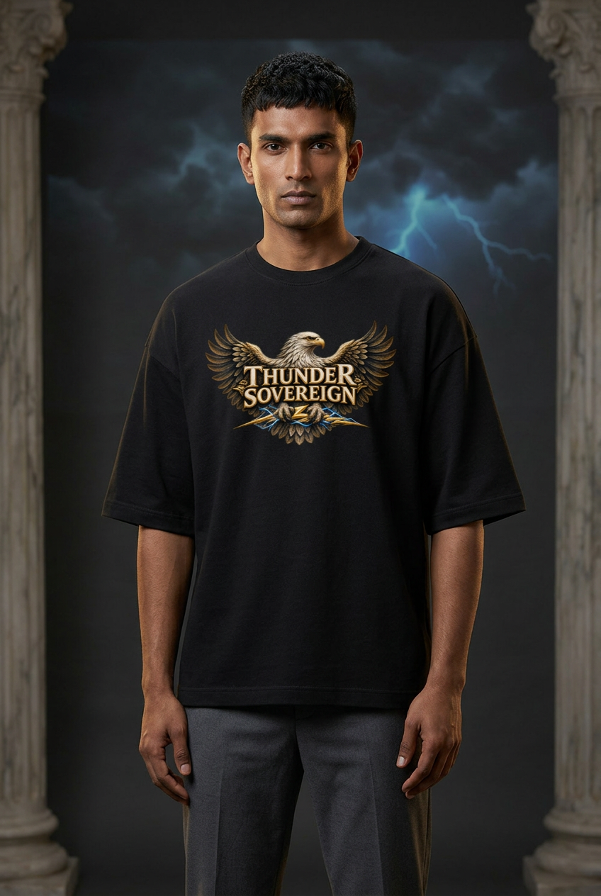 Thunder Sovereign Terry Oversized Tee
