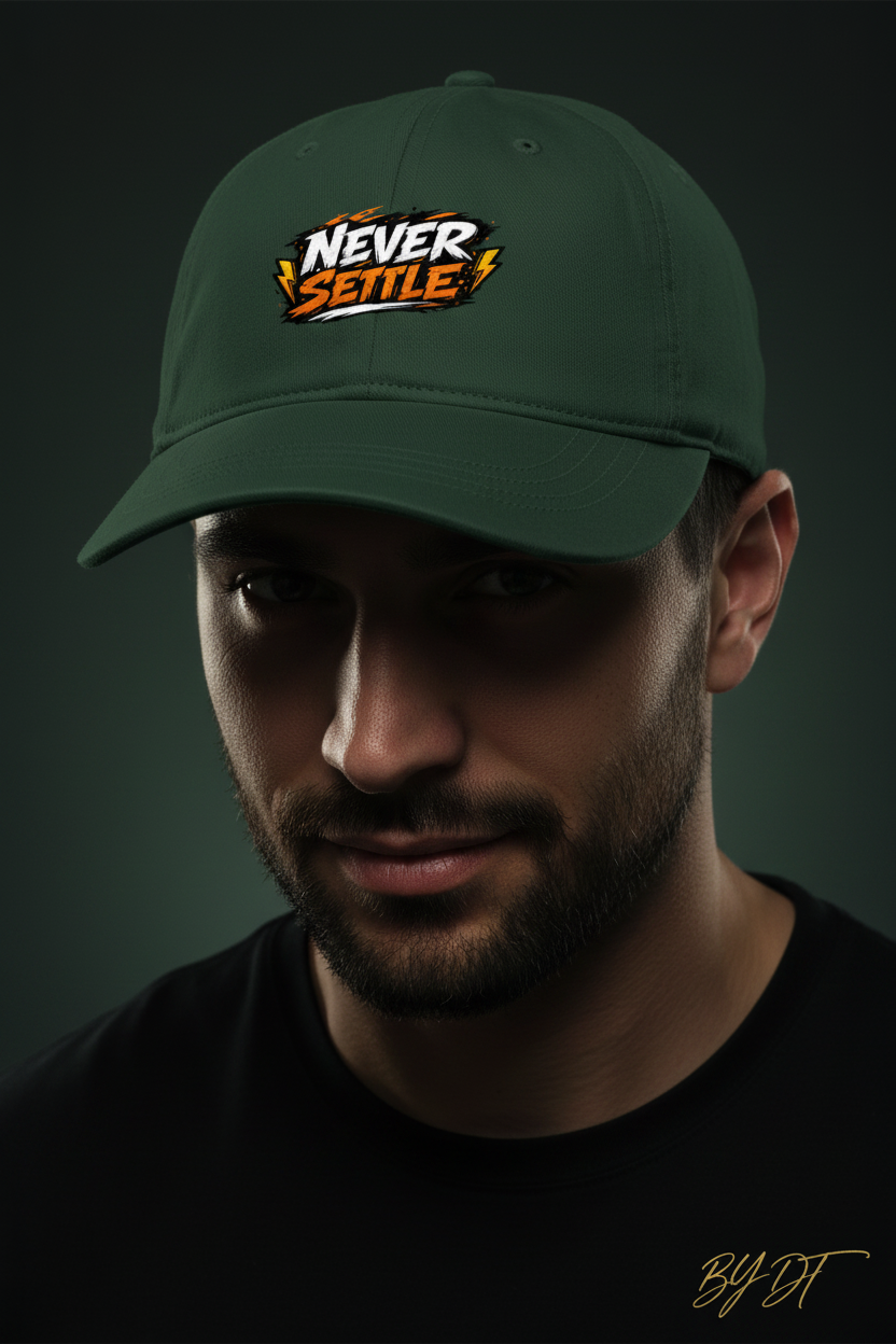 Bottle Green - Never Settle Close-up