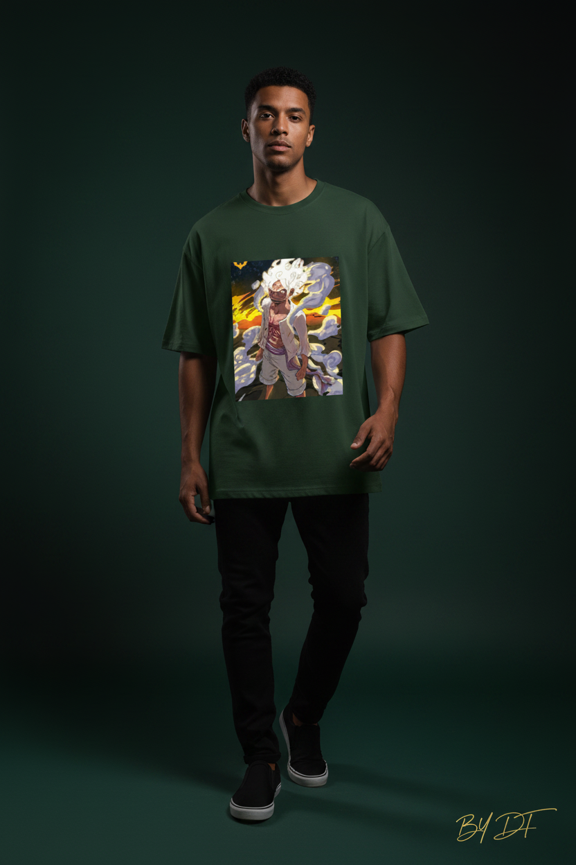 Luffy Gear 5 Classic Crew T-Shirt | by DT