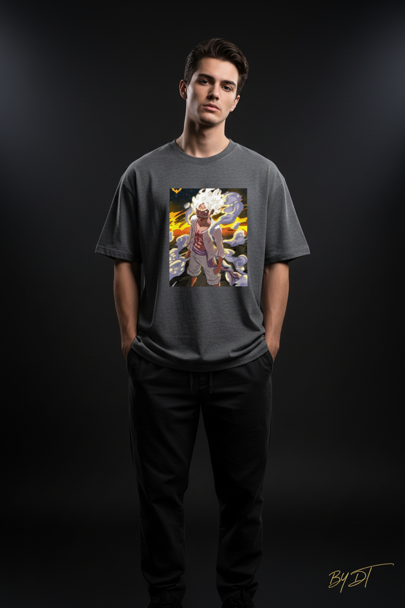 Luffy Gear 5 Classic Crew T-Shirt | by DT