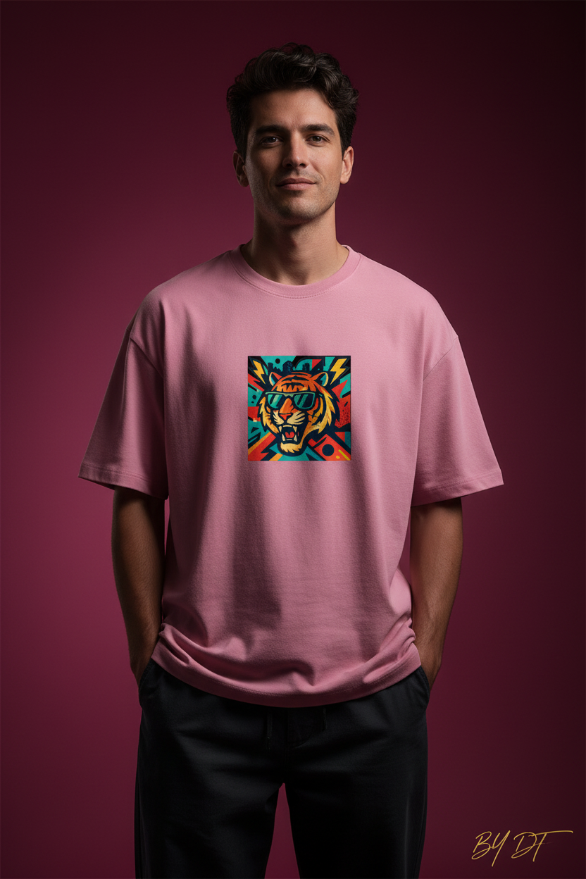 Roaring Tiger Terry Oversized Tee | by DT