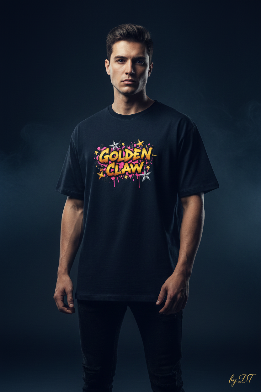 Golden Claw - Navy Blue