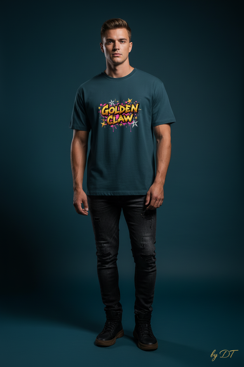 Golden Claw - Petrol Blue