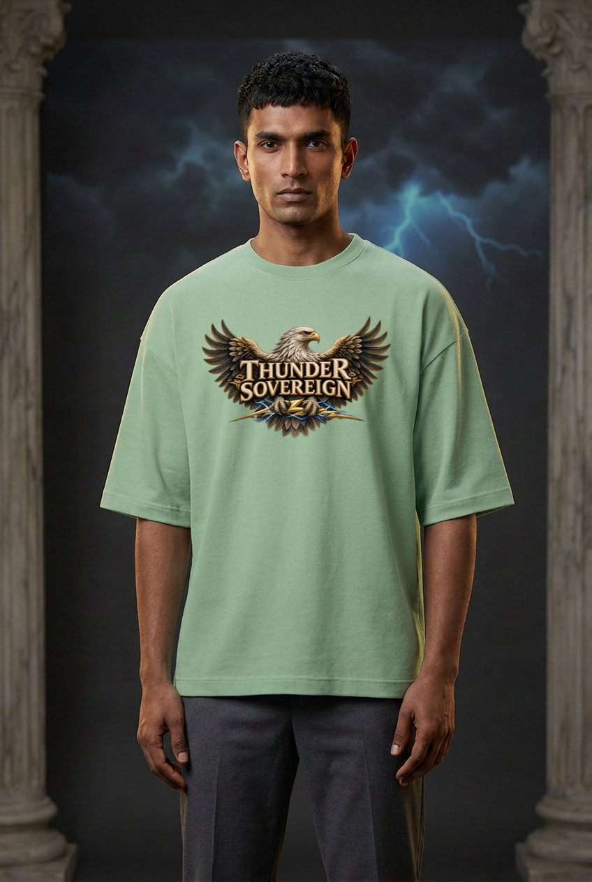 Thunder Sovereign Terry Oversized Tee