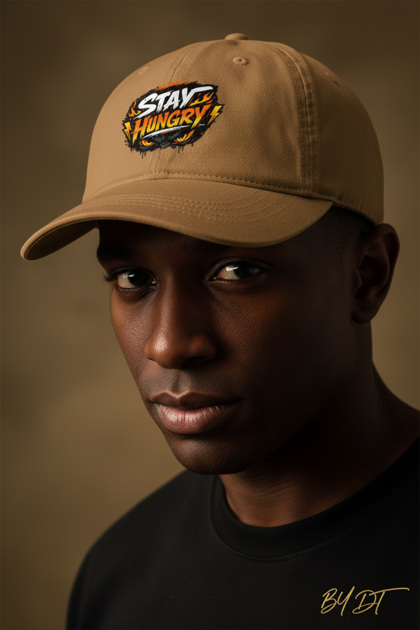 Khaki - Stay Hungry Cap