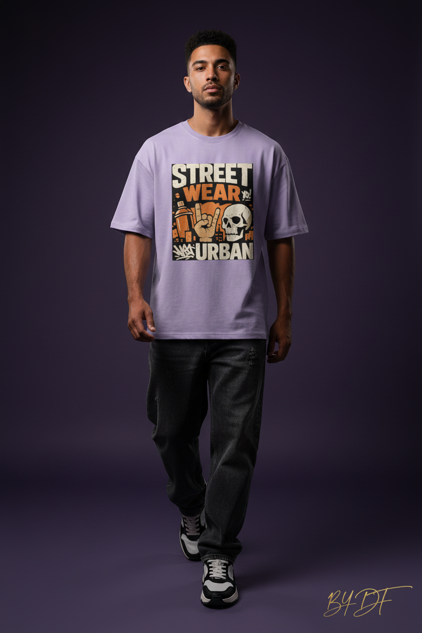 Street Wear Urban Boys Oversized Standard T-Shirt | by DT