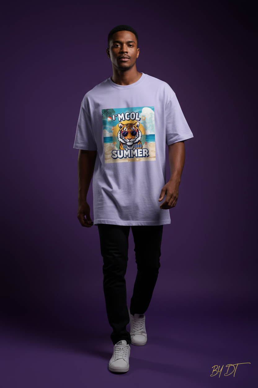 I'm Cool Tiger In This Summer Supima T-Shirt | by DT
