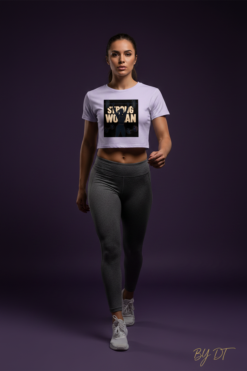 Strong Women Gym Top | by DT