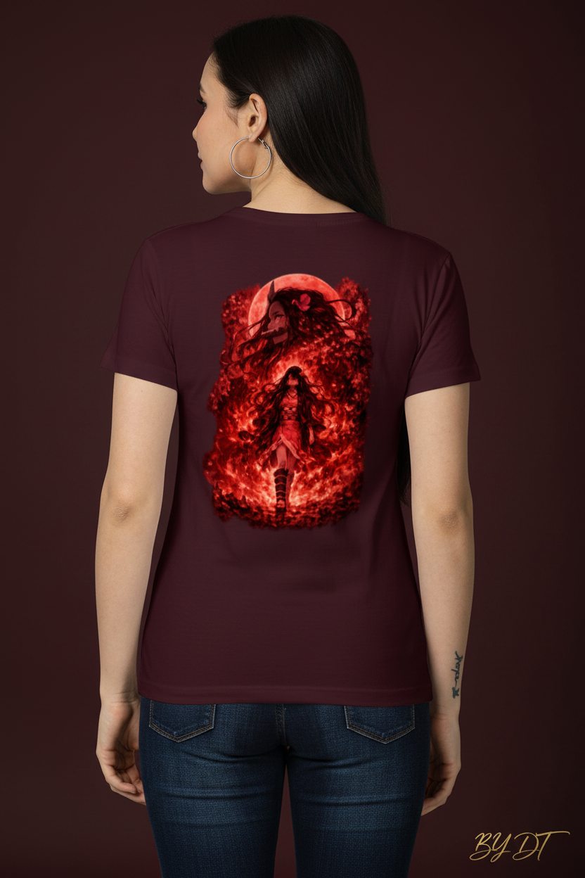 Maroon Back - Nezuko