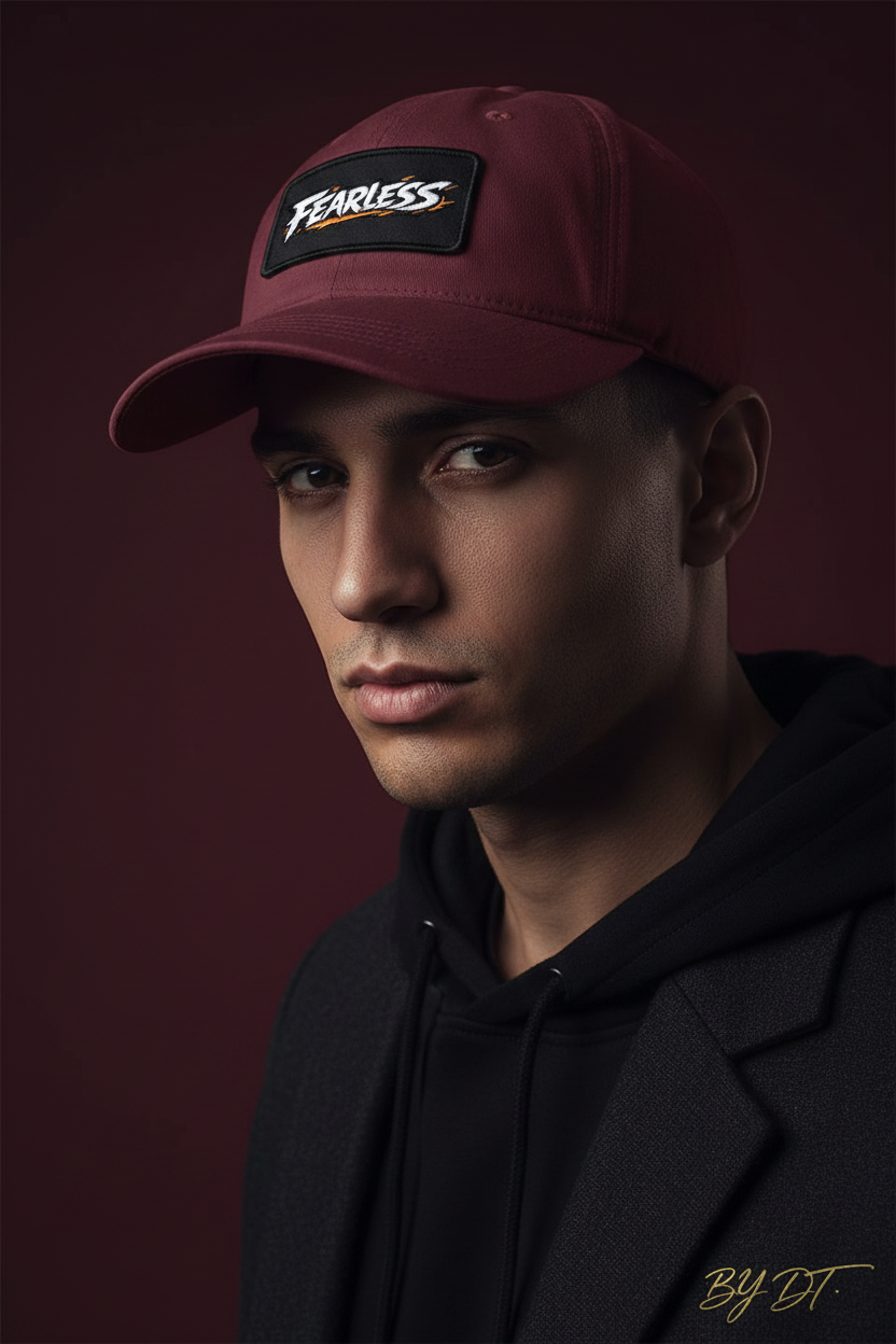 Maroon - Fearless Cap