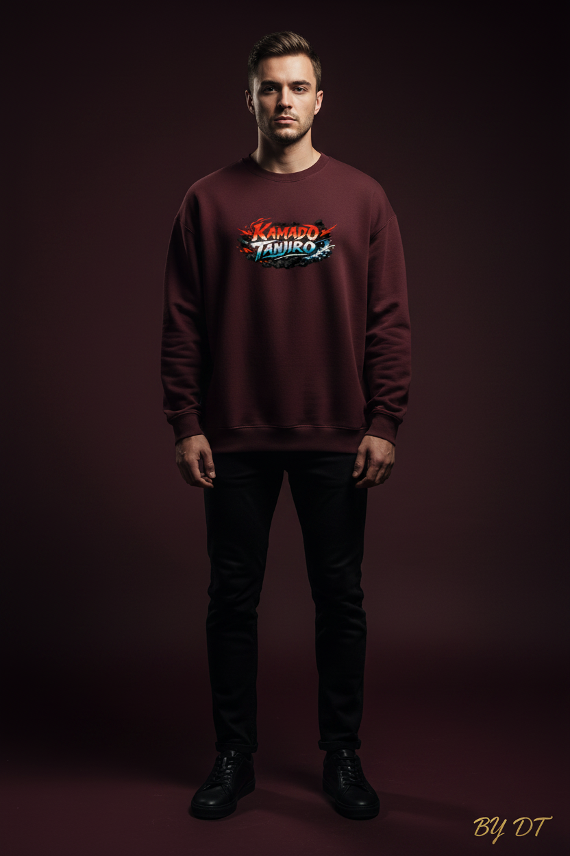 Maroon Front - Tanjiro Sweatshirt