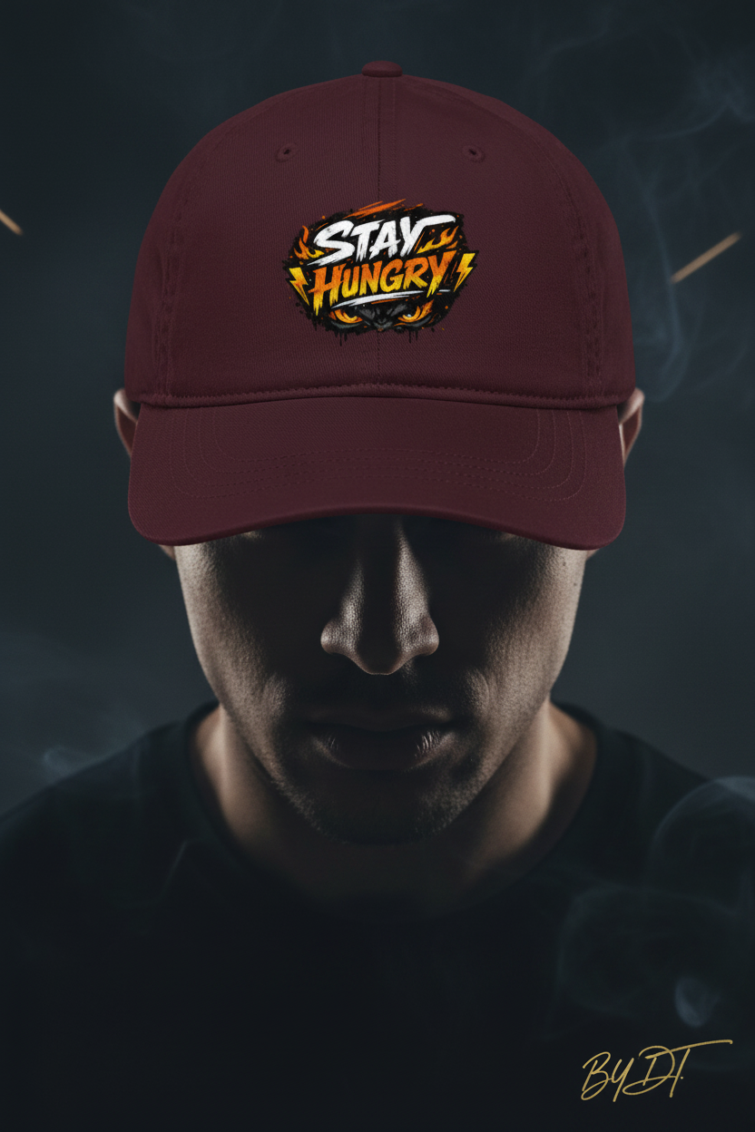 Maroon - Stay Hungry Cap