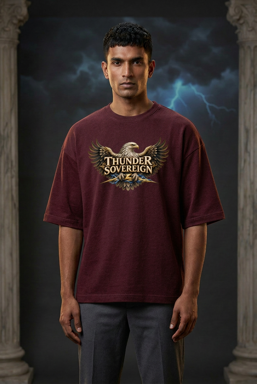Thunder Sovereign Terry Oversized Tee
