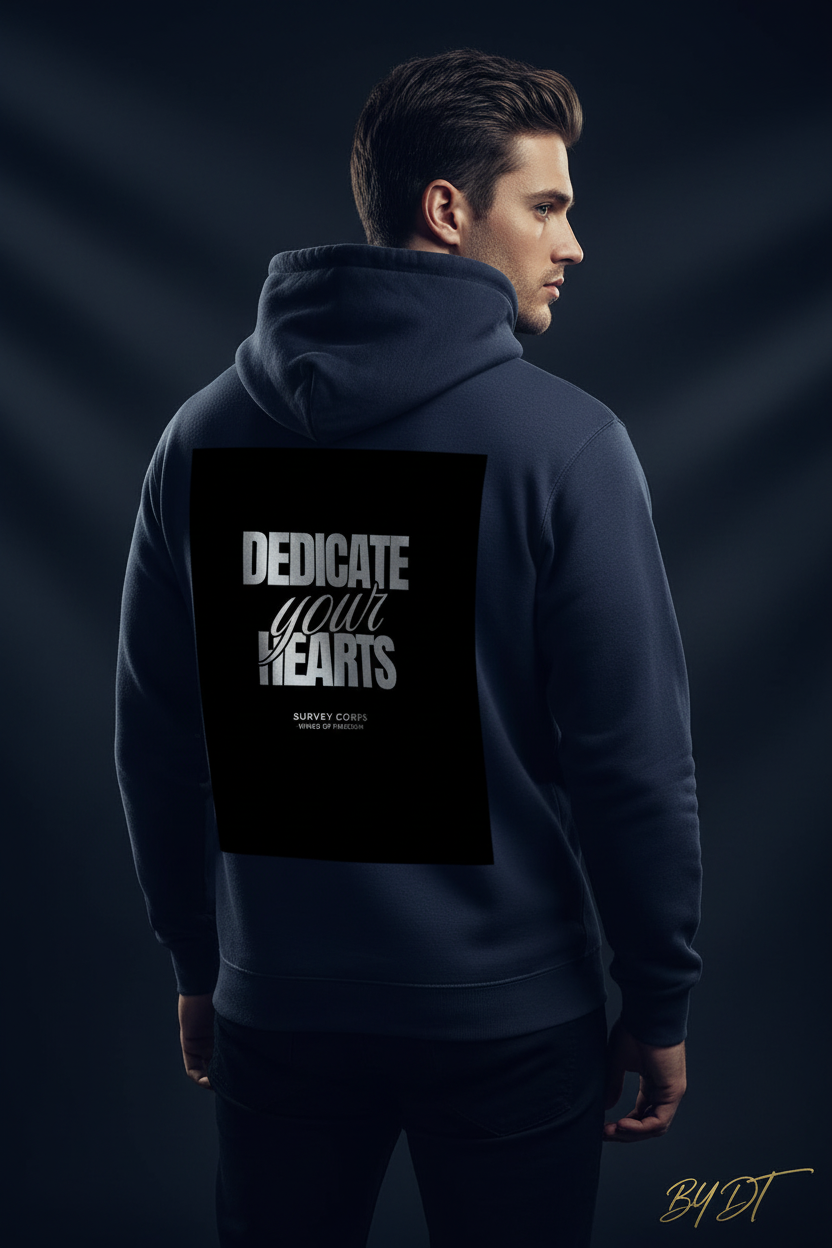 Navy Blue - Attack On Titan Hoodie