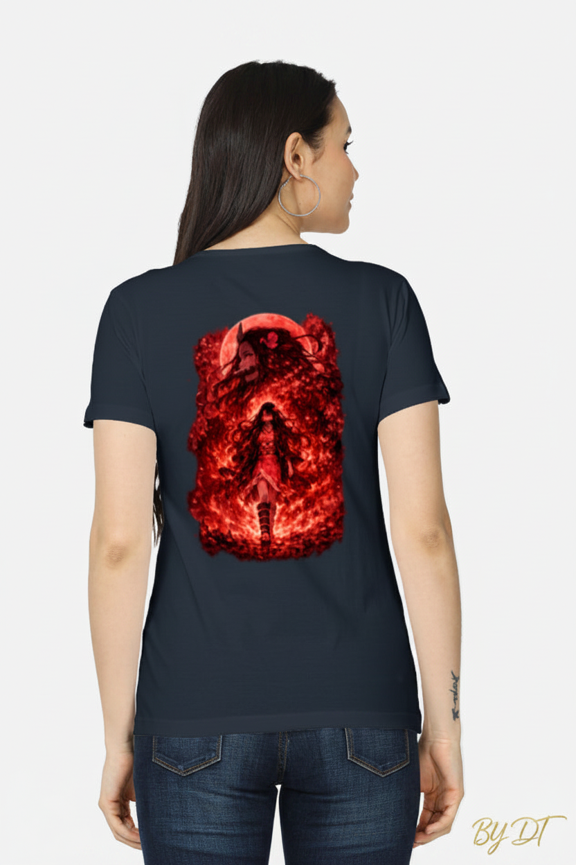 Navy Blue Back - Nezuko