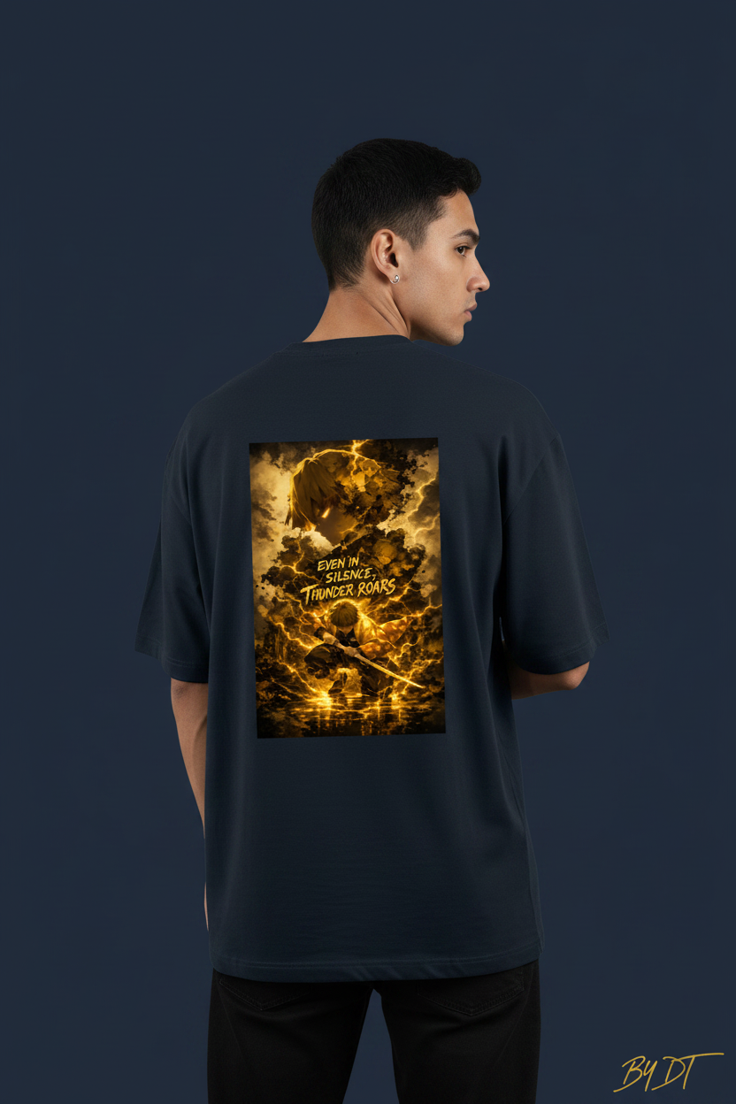 Navy Blue Back - Zenitsu