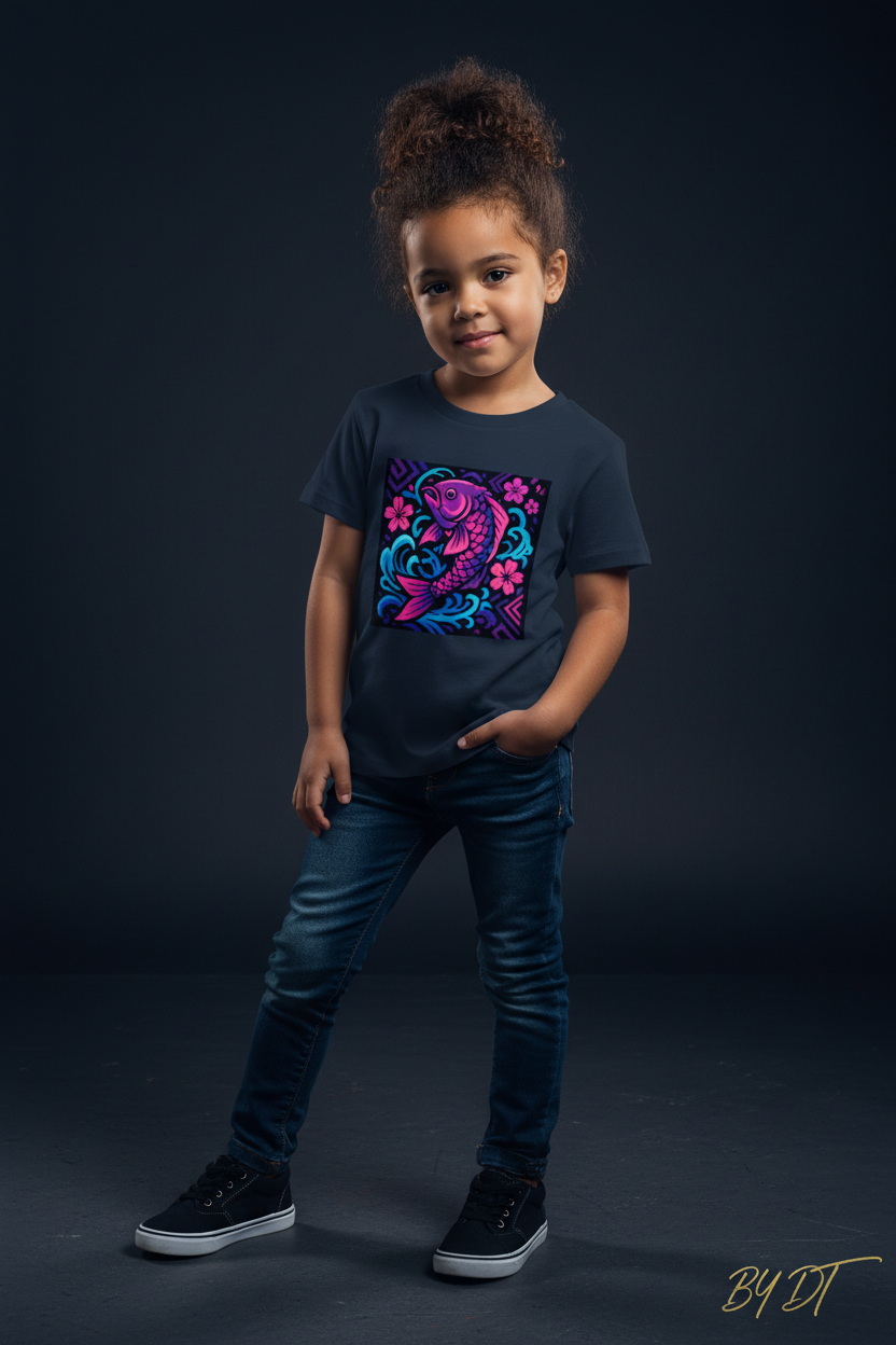 Navy Blue - Girl's Crew Neck