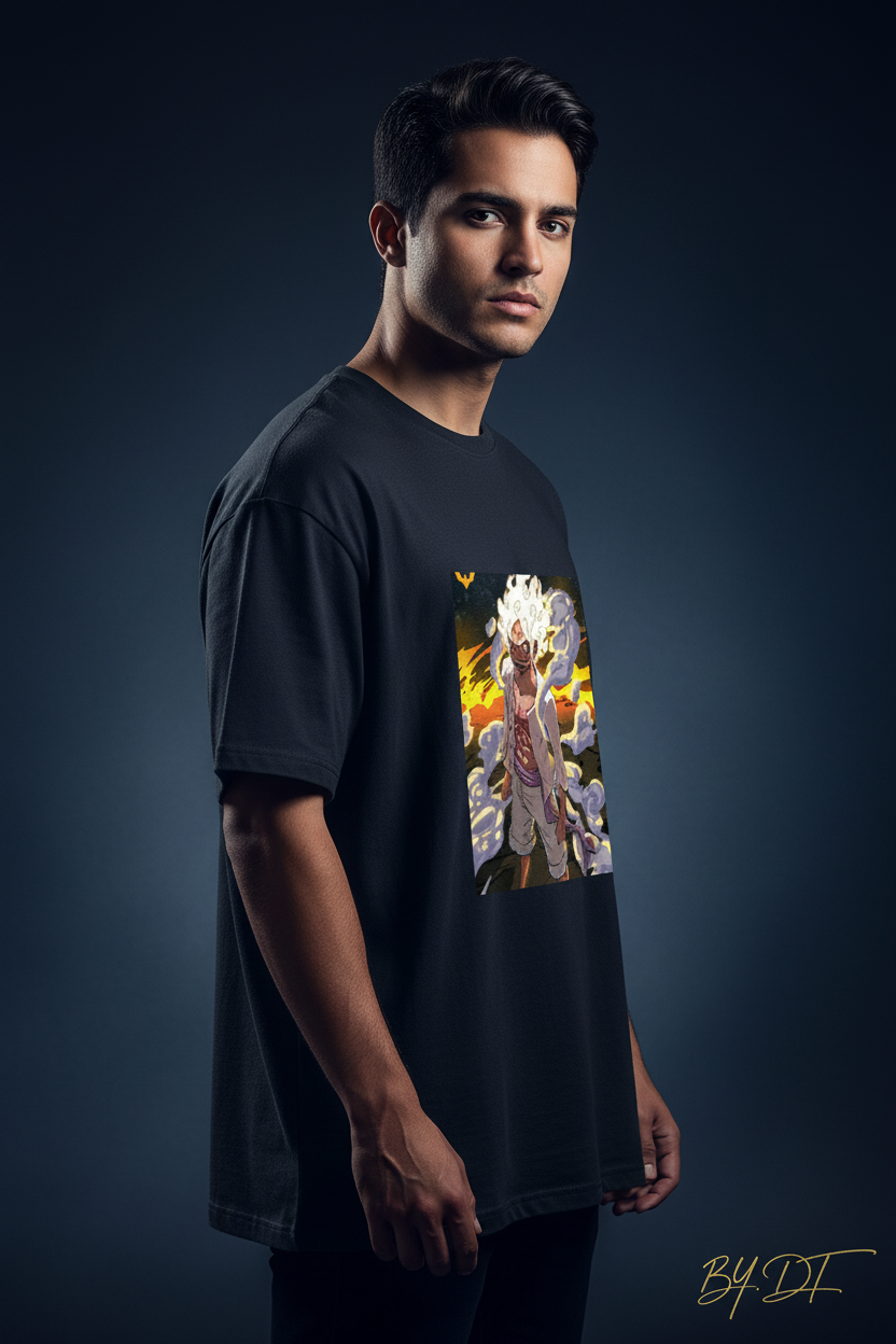 Luffy Gear 5 Classic Crew T-Shirt | by DT