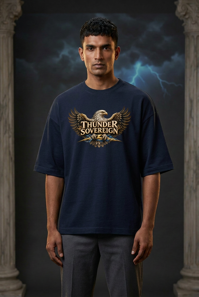 Thunder Sovereign Terry Oversized Tee