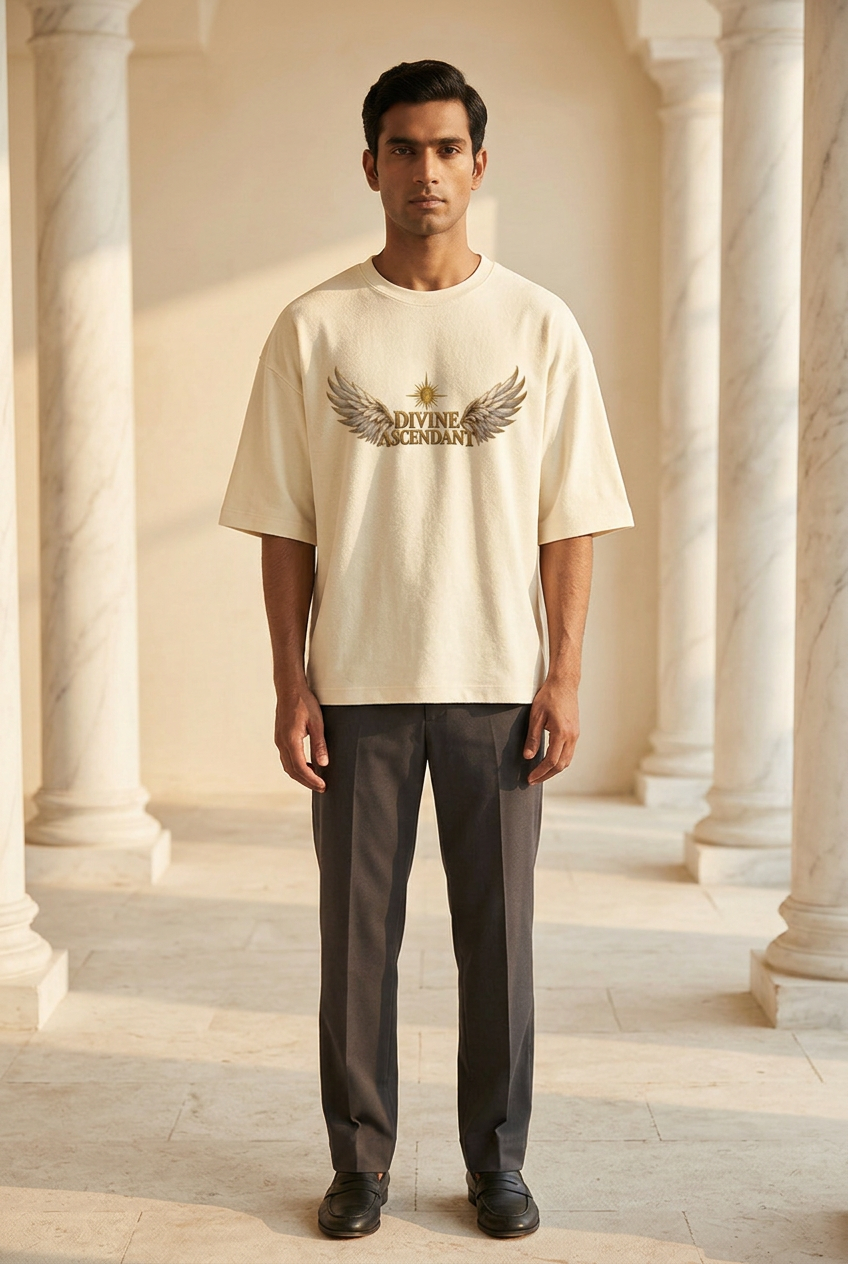 Divine Ascendant Terry Oversized Tee