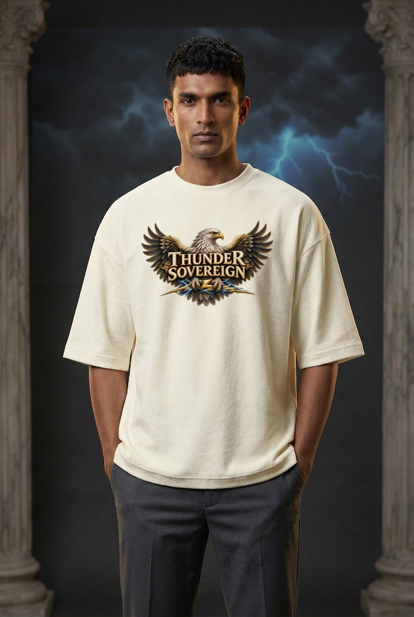 Thunder Sovereign Terry Oversized Tee