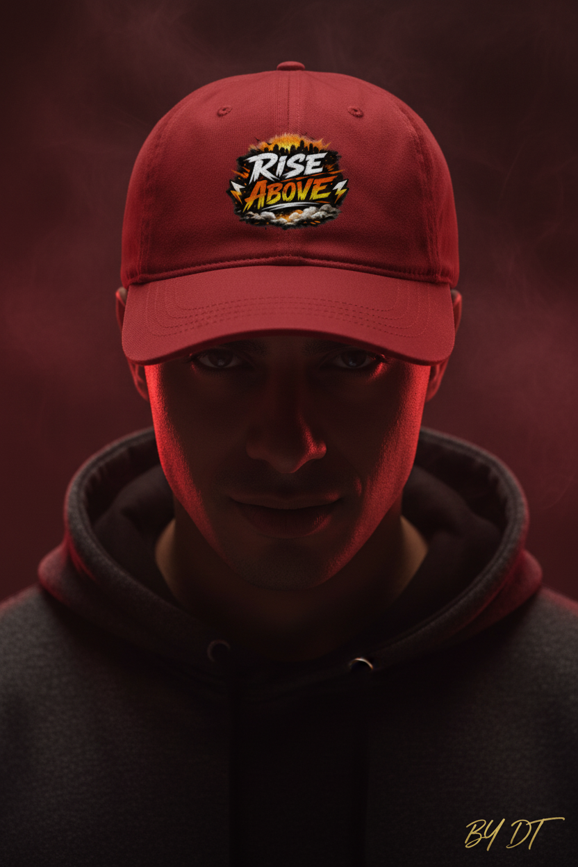 Red - Rise Above Cap