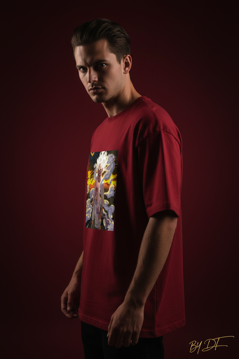 Luffy Gear 5 Classic Crew T-Shirt | by DT