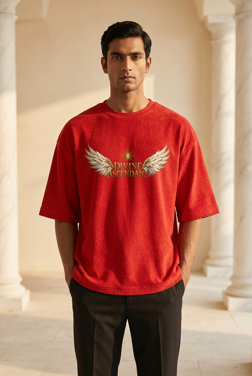 Divine Ascendant Terry Oversized Tee