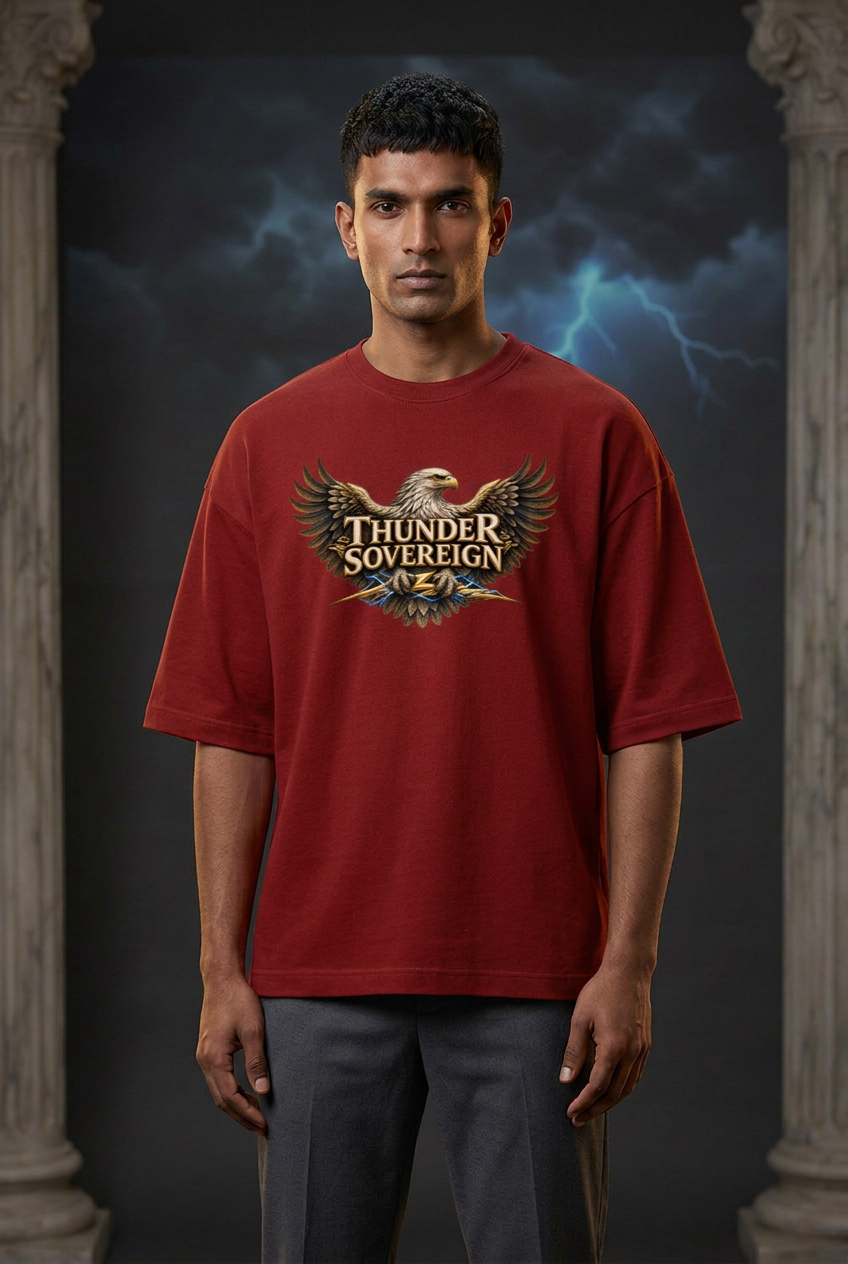 Thunder Sovereign Terry Oversized Tee