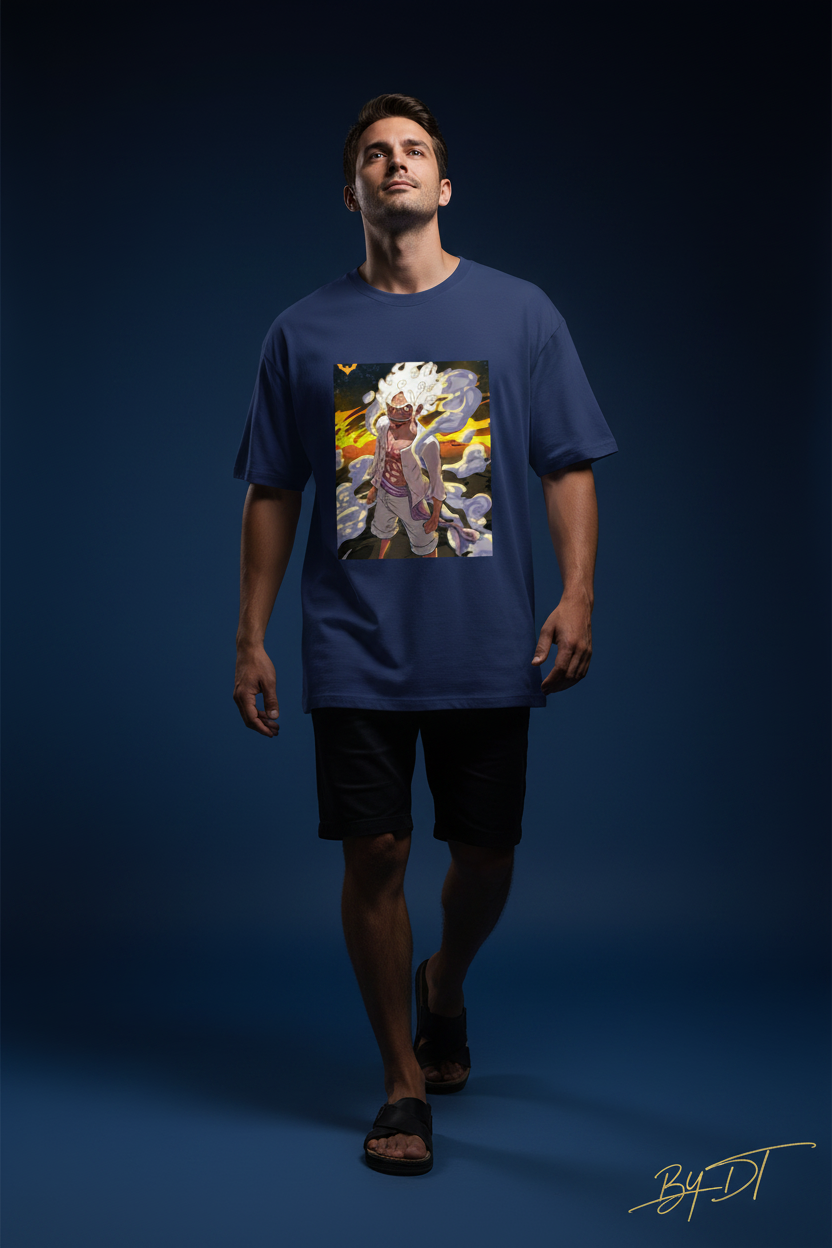 Luffy Gear 5 Classic Crew T-Shirt | by DT