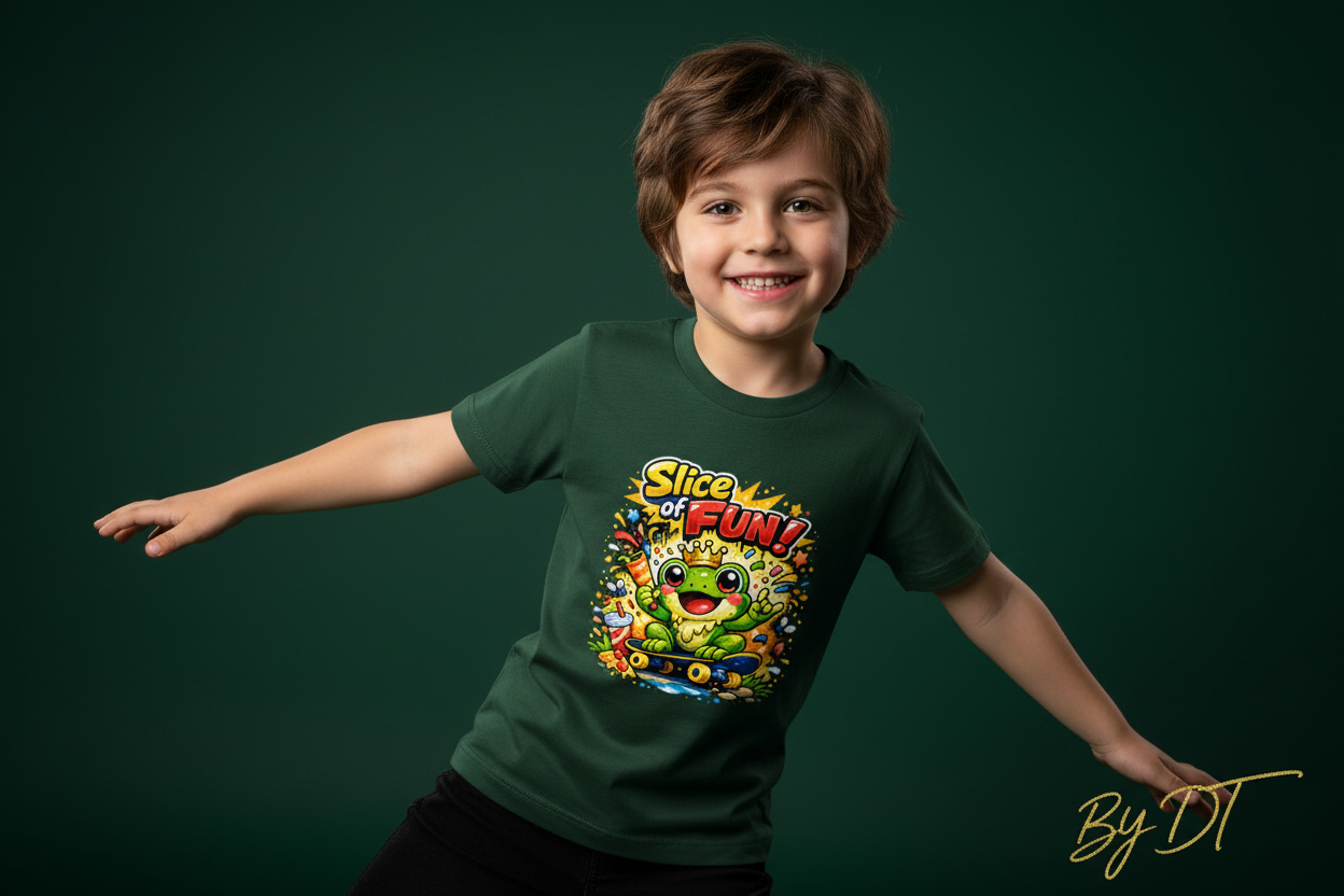 Slice of Fun - Bottle Green