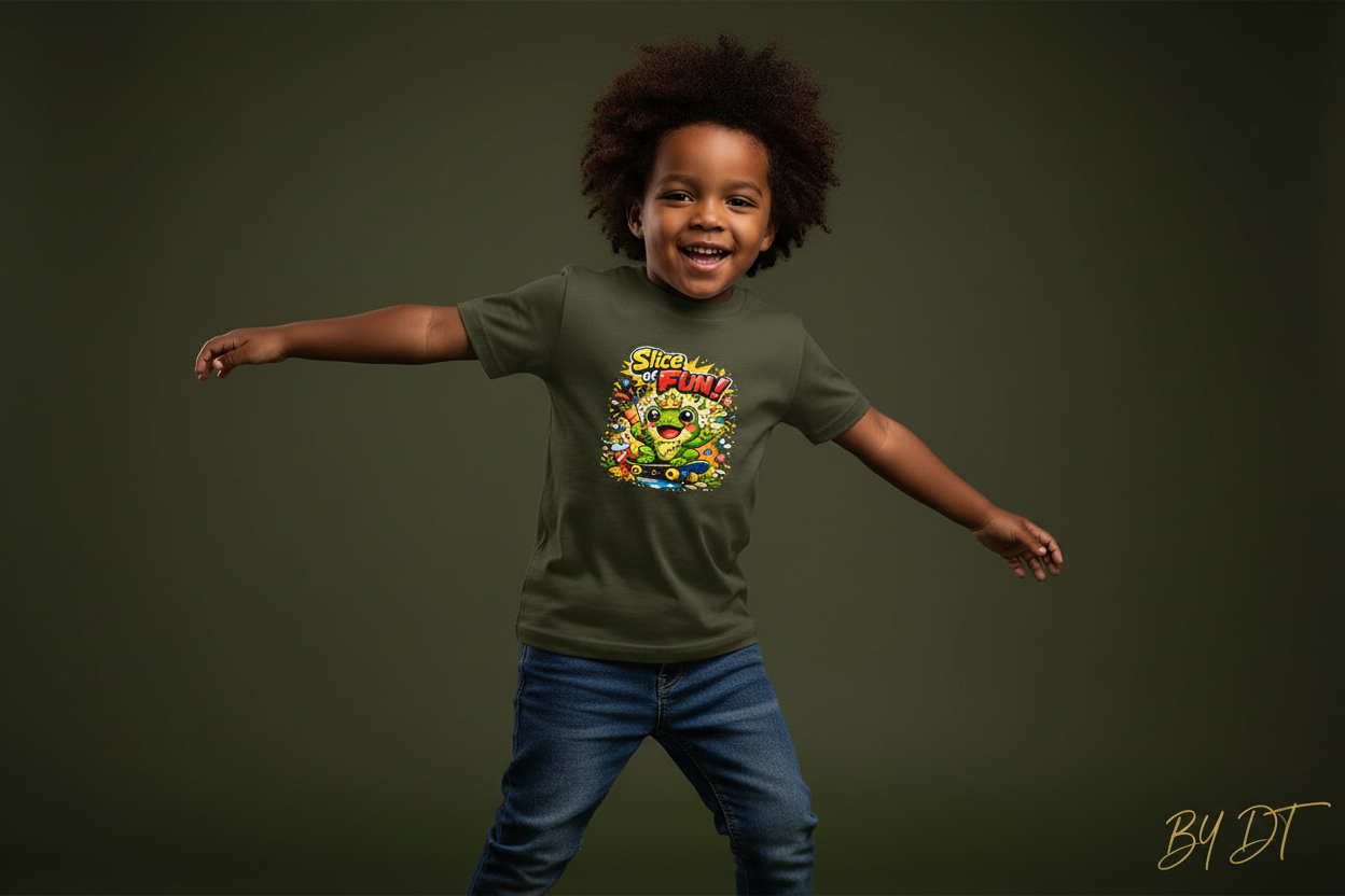 Slice of Fun - Olive Green
