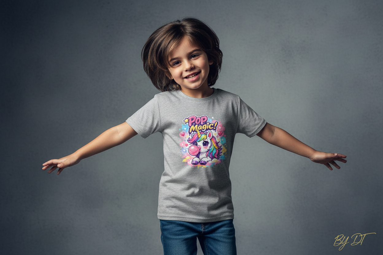 Unicorn Pop - Grey Melange