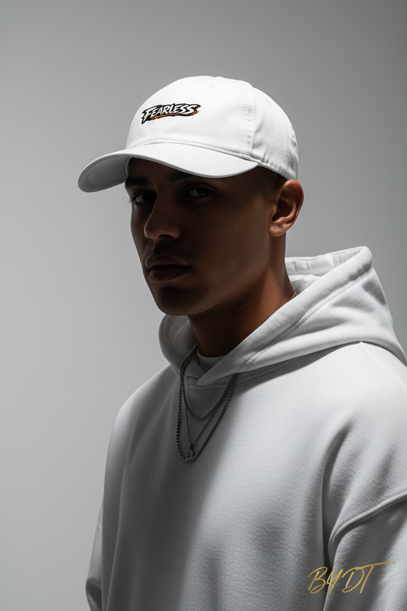 White - Fearless Cap