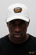White - Stay Hungry Cap