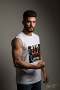 GYM Lifting Train Hard Men's Sleeveless T-Shirt | by DT