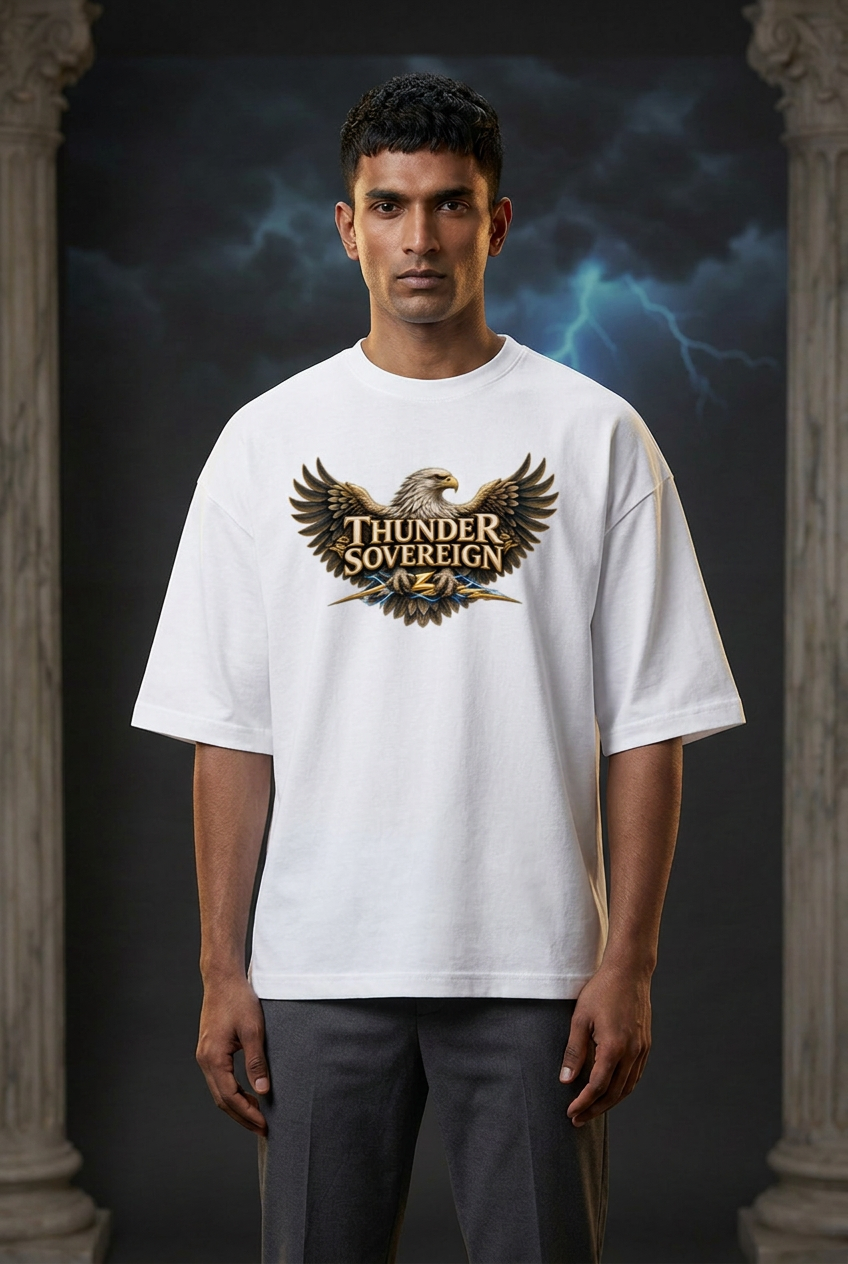 Thunder Sovereign Terry Oversized Tee