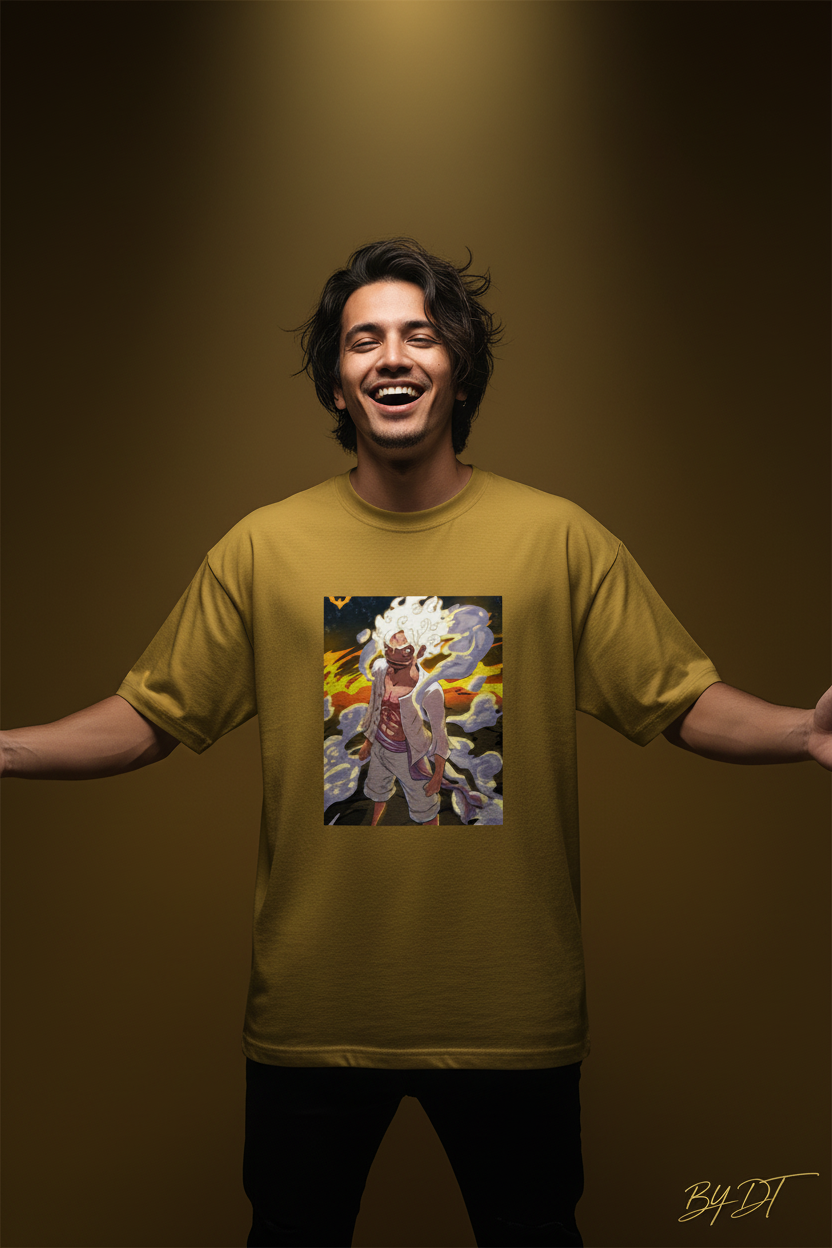 Luffy Gear 5 Classic Crew T-Shirt | by DT